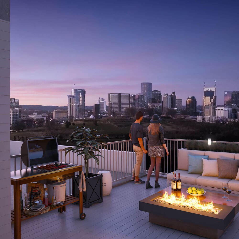 fusion SQ rooftop couple